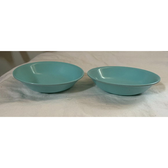 Mallo Ware Other - Mallo Ware PR Mallory Plastics Fruit Dish #52 Blue Robins Egg #11 Set of 2 USA